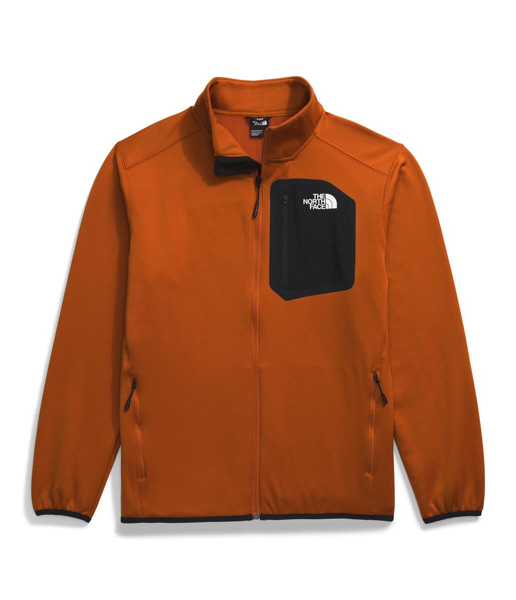 Foto 7 pulgar | Chaqueta The North Face Con El Escudo De Hombre Con Cremallera Completa, Color Cobre - Venta Internacional.