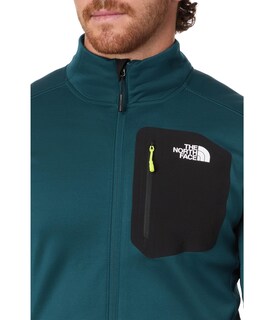 Foto 2 | Chaqueta The North Face Para Hombre Con Cremallera Completa Midnight Petrol - Venta Internacional.