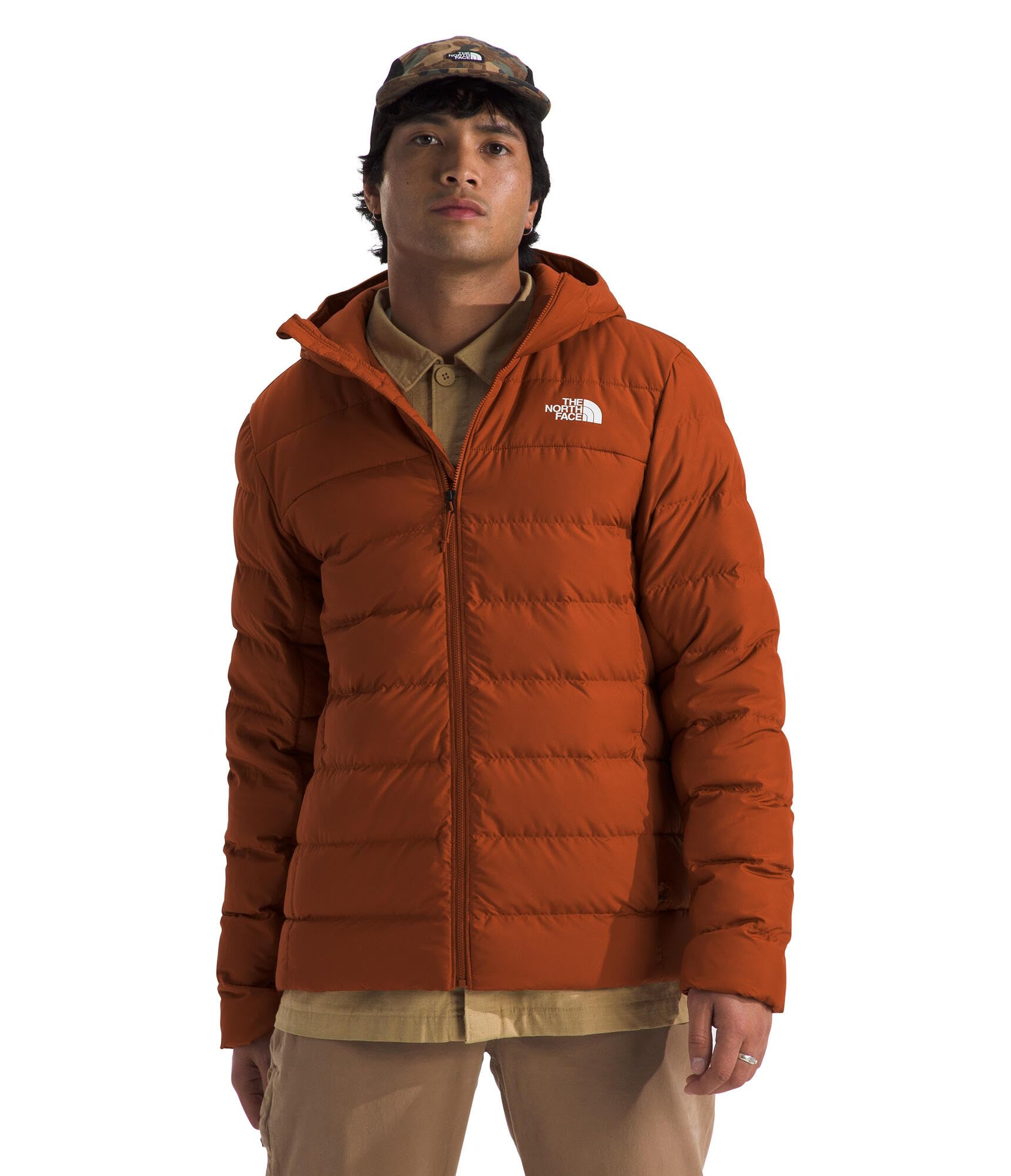 Foto 1 | Chaqueta The North Face Aconcagua Con Capucha Aislante Para Hombre, Color Cobre - Venta Internacional.