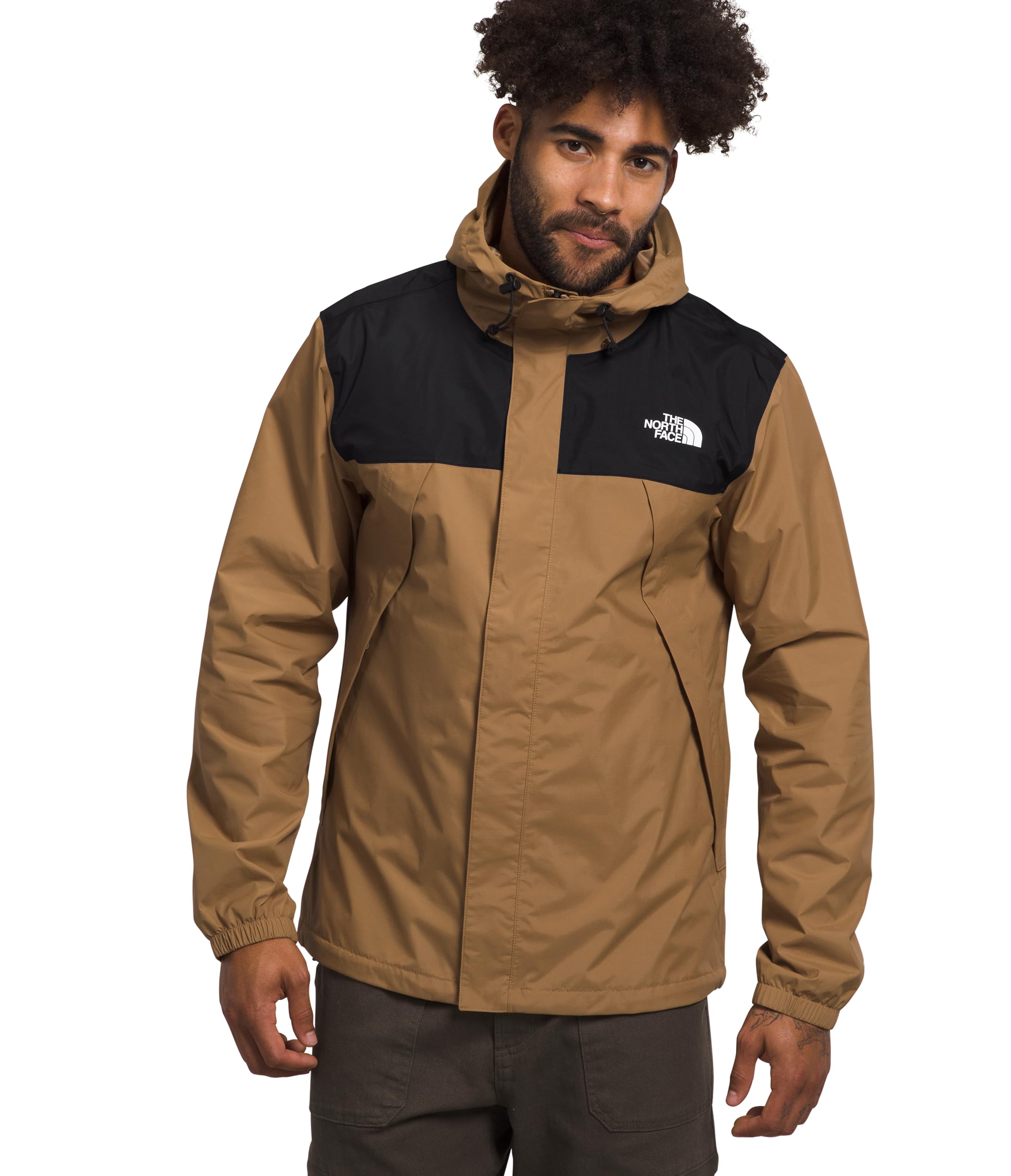 Foto 1 | Chaqueta The North Face Antora Waterproof Para Hombre, Color Marrón Utilitario - Venta Internacional.