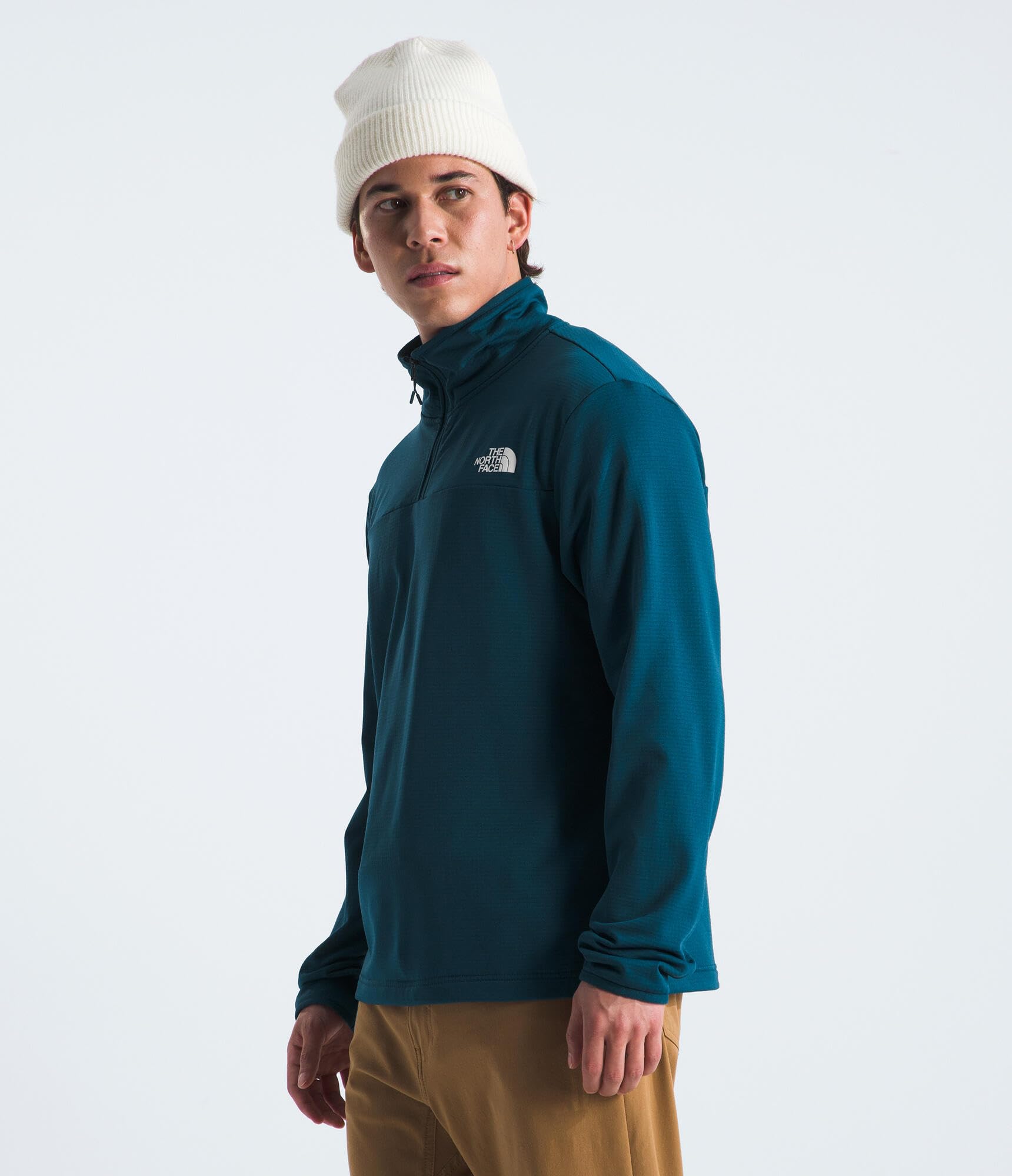 Foto 4 pulgar | Forro Polar Cedar Trail Grid De The North Face Para Hombre Con Cierre 1/4, Midnight Petrol, Xl - Venta Internacional.