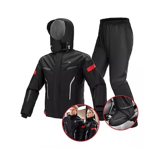 Foto 1 | Impermeable Chubasquero Para Motos, Talla L Eo Safe Imports Esi-19145 Negr