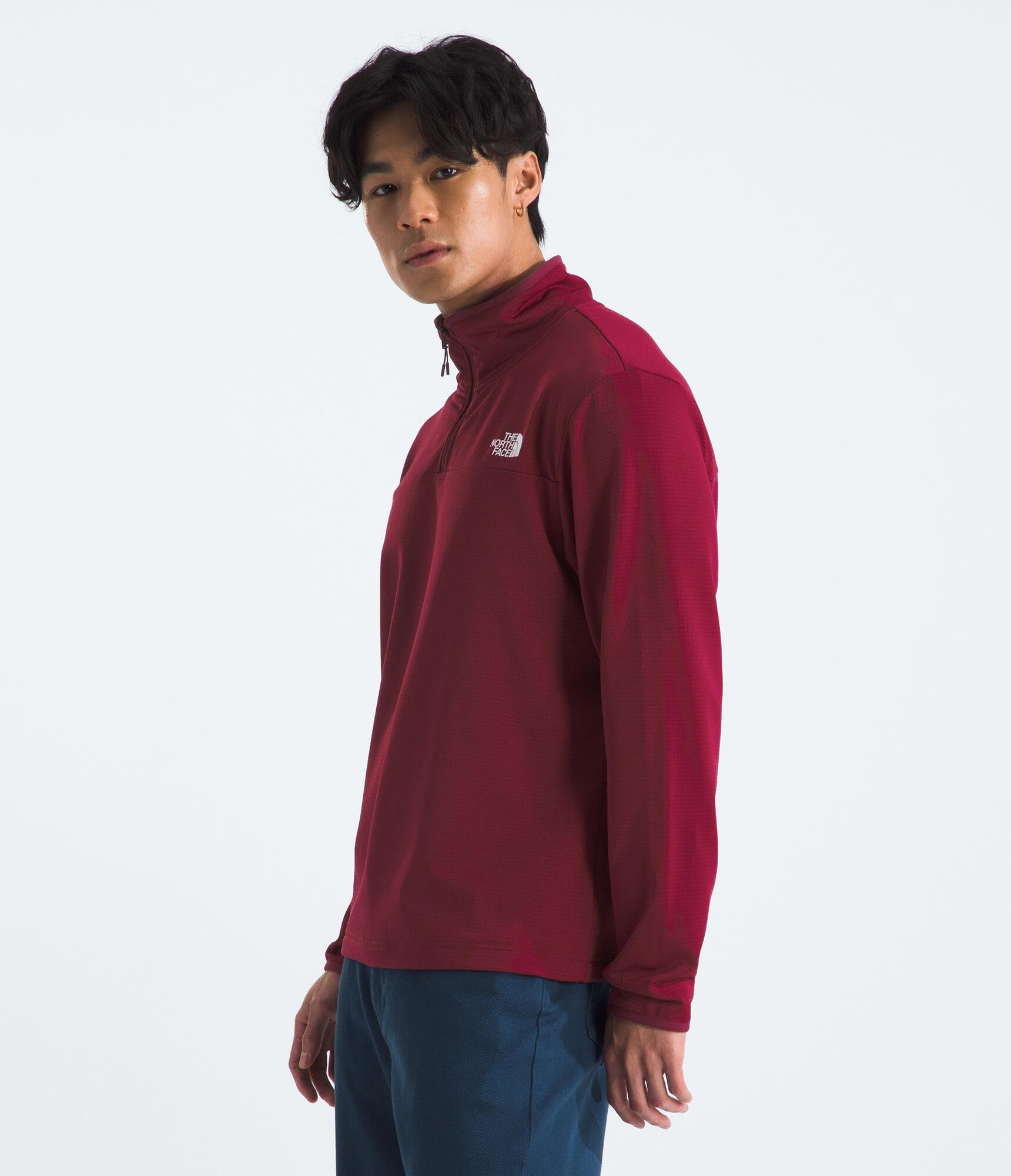 Foto 4 pulgar | Chaqueta Polar The North Face Cedar Trail Grid Para Hombre Beetroot - Venta Internacional.