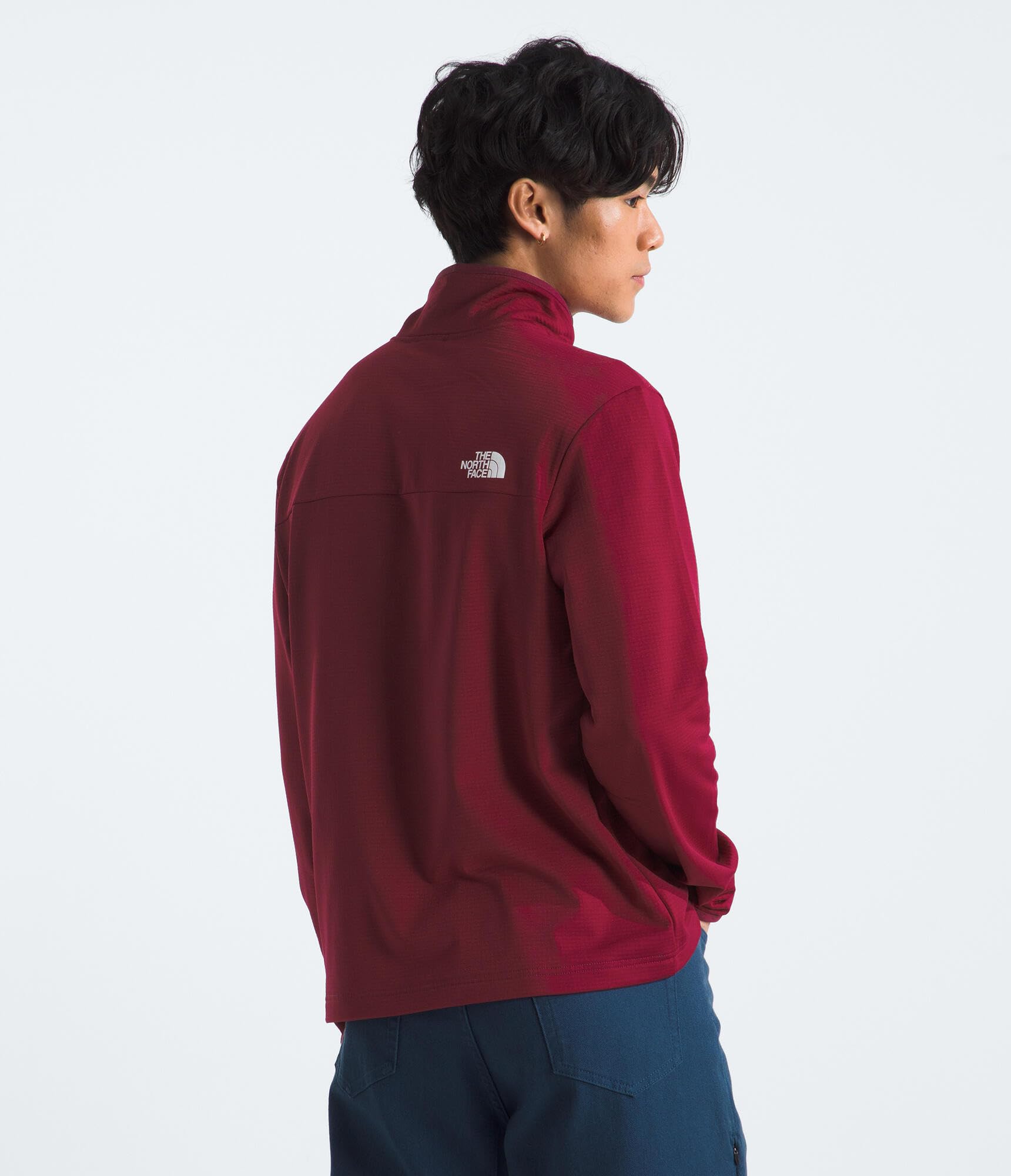 Foto 5 pulgar | Chaqueta Polar The North Face Cedar Trail Grid Para Hombre Beetroot - Venta Internacional.