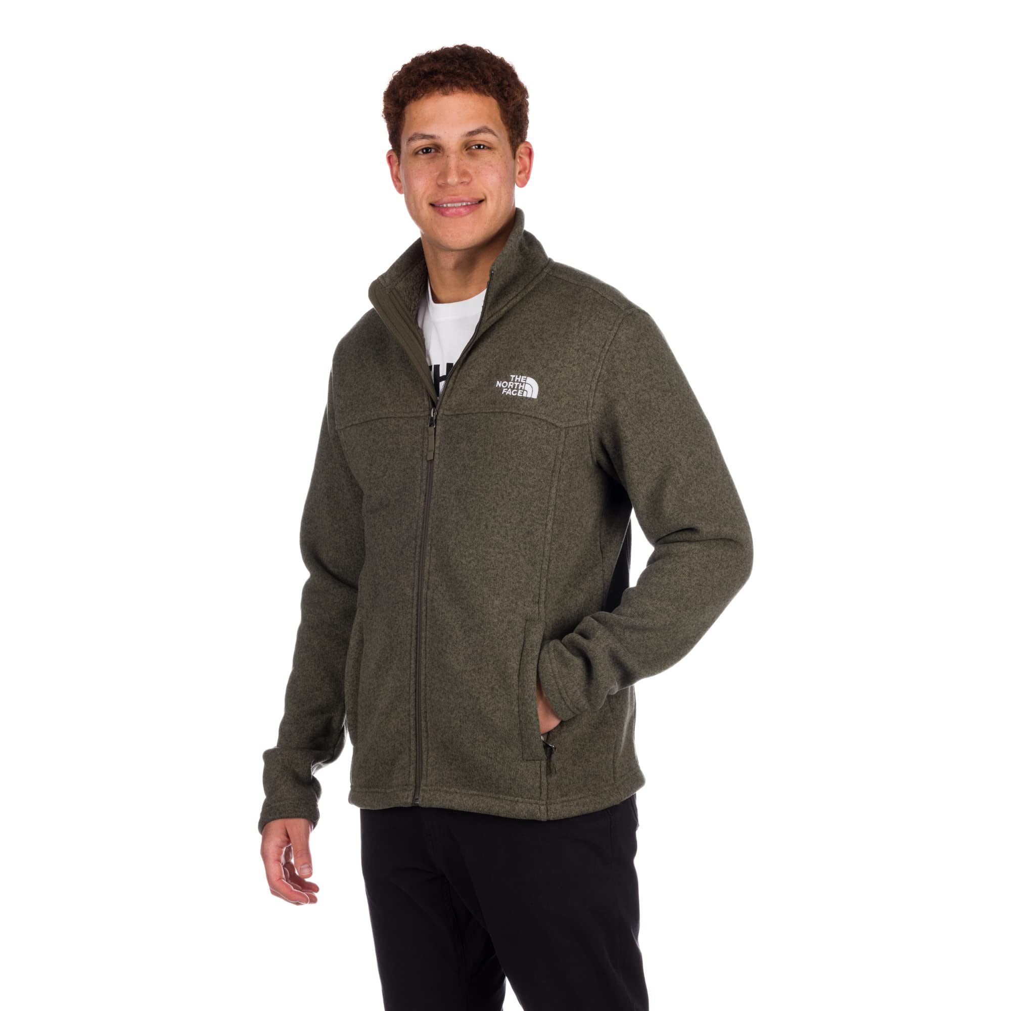 Foto 3 pulgar | Chaqueta Tsillan Con Cierre Completo Para Hombre De The North Face, Color Verde Pardo Jaspeado, Talla L - Venta In