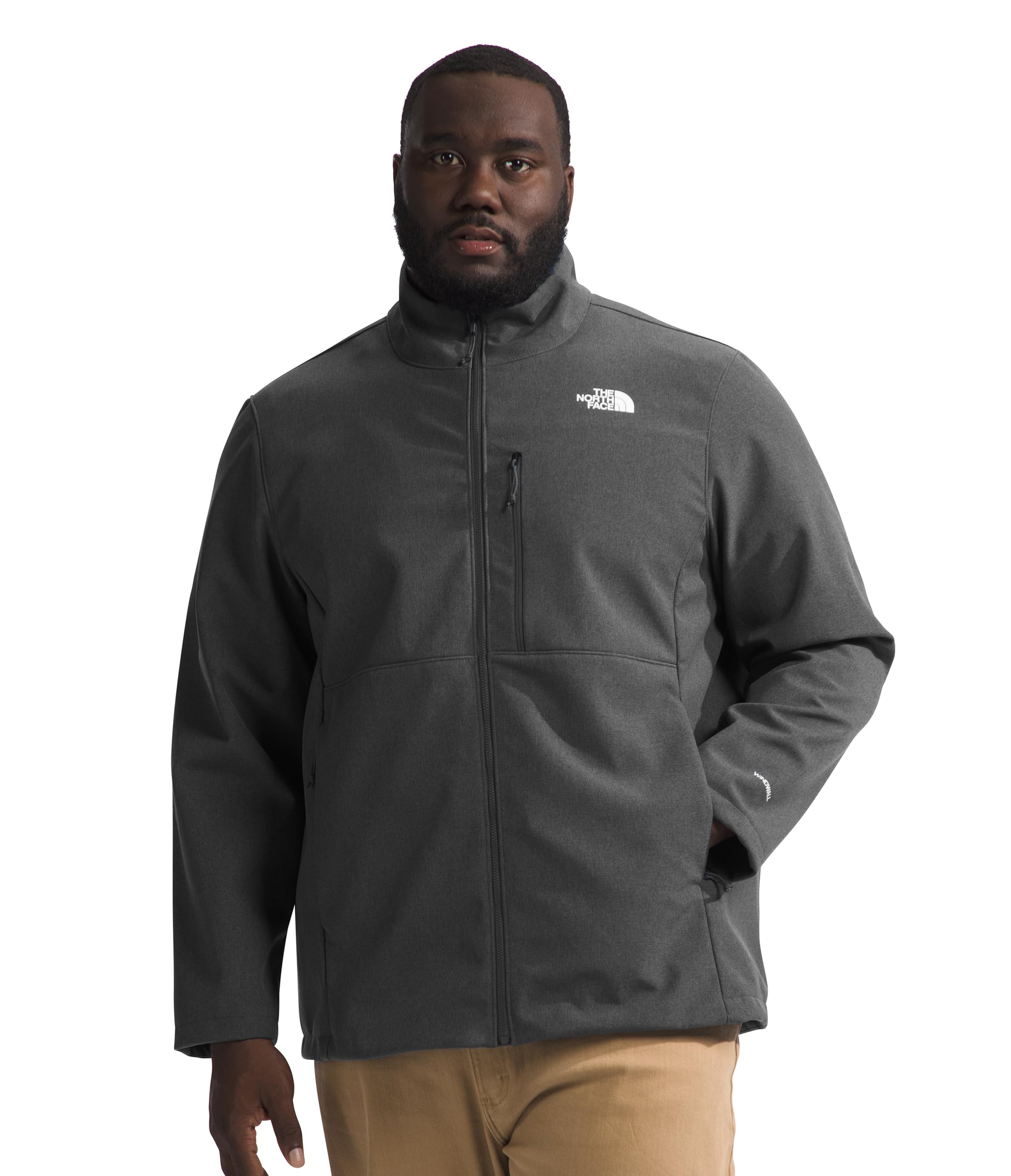 Foto 2 pulgar | Chaqueta The North Face Apex Bionic 3 Windproof Xxl Para Hombre, Color Gris - Venta Internacional.