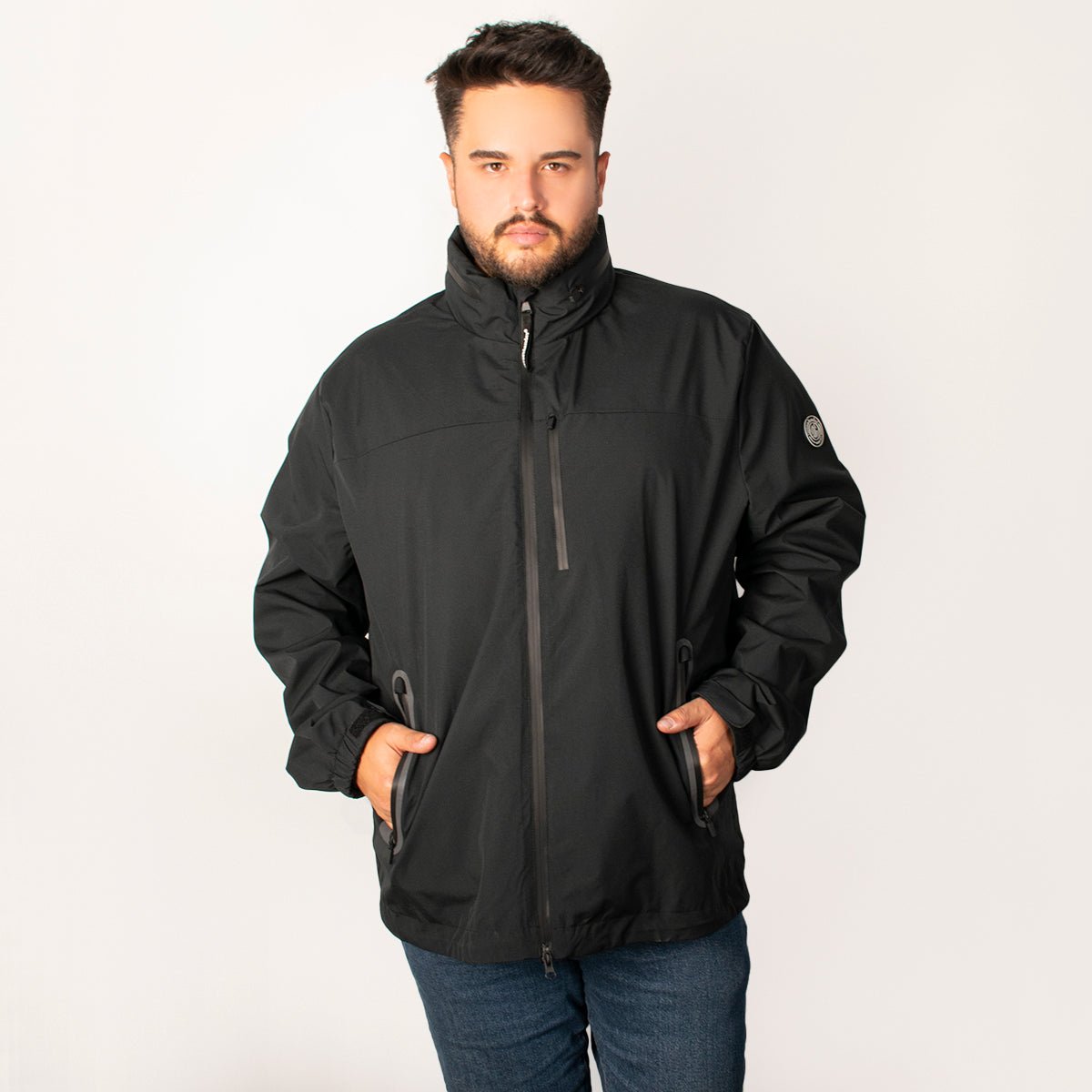 Chamarra Greenlander Rompevientos Con Capucha Para Hombre