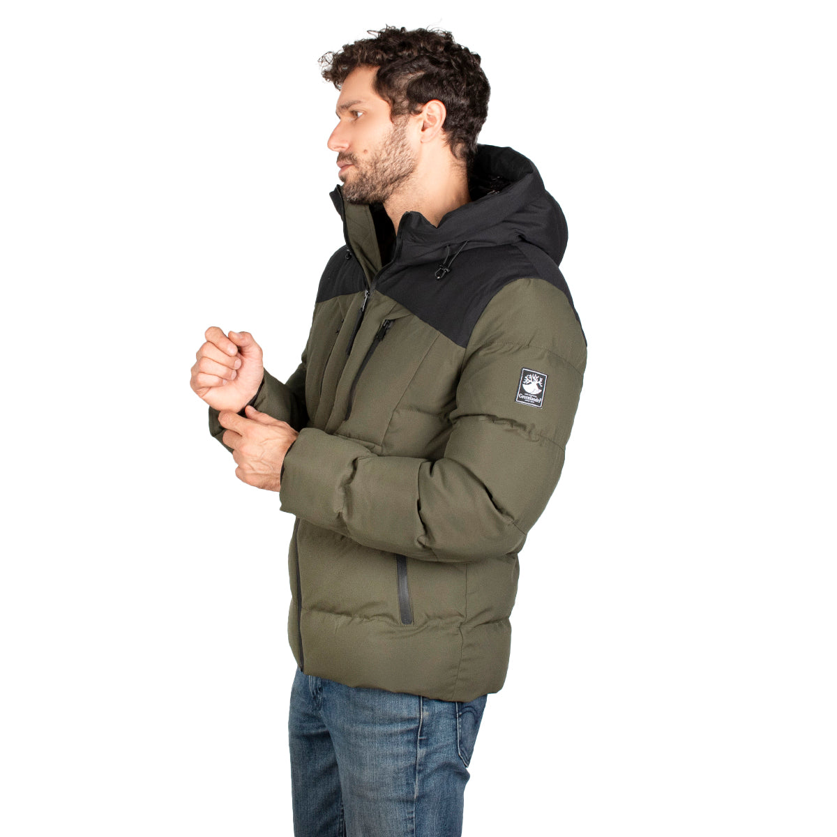 Foto 4 pulgar | Chamarra Greenlander Acolchada Premium Con Gorro Para Hombre