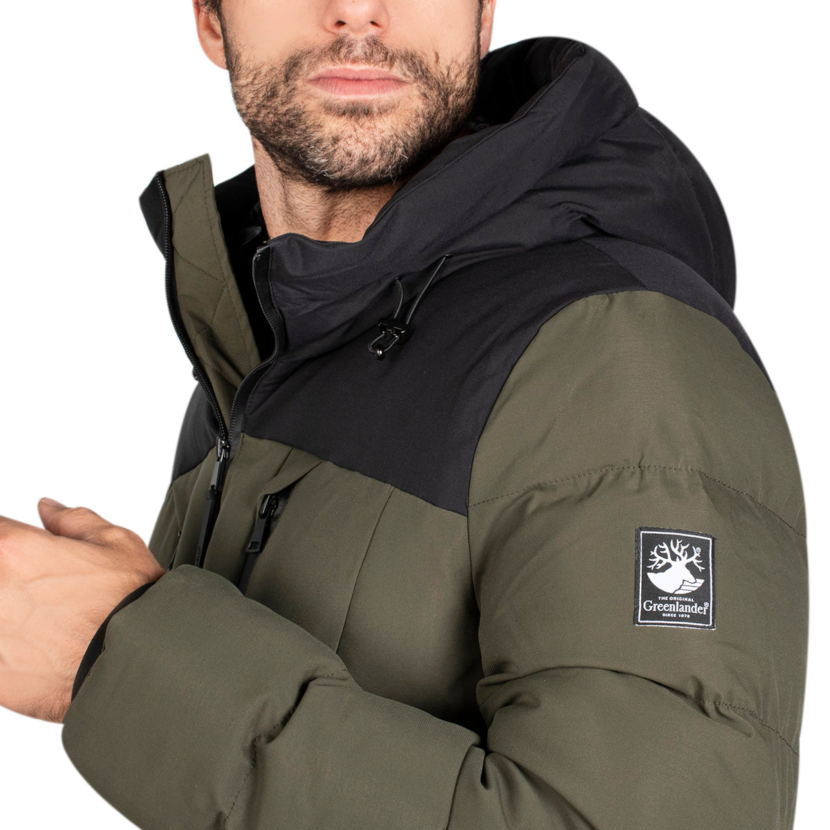 Foto 5 pulgar | Chamarra Greenlander Acolchada Premium Con Gorro Para Hombre