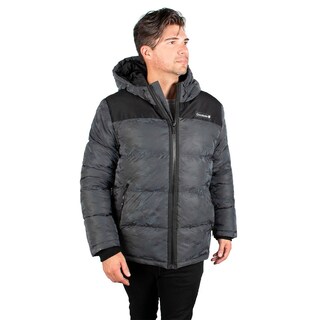 Foto 1 | Chamarra Greenlander Con Gorro Acolchadacolor Oxford Camuflajeado Para Hombre