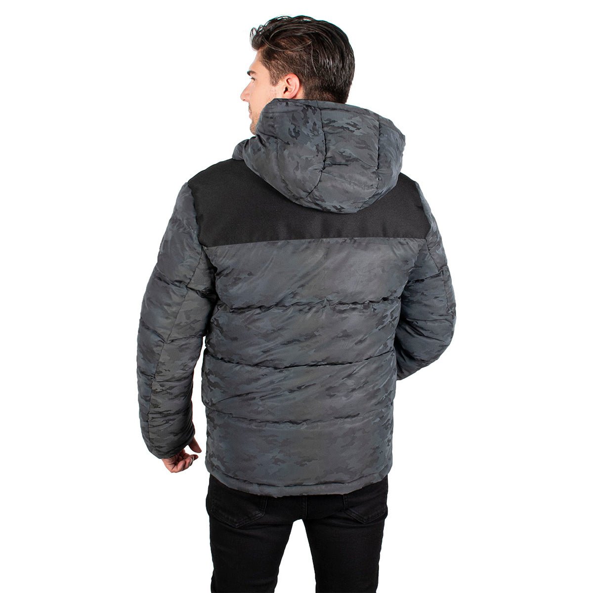 Foto 5 pulgar | Chamarra Greenlander Con Gorro Acolchadacolor Oxford Camuflajeado Para Hombre