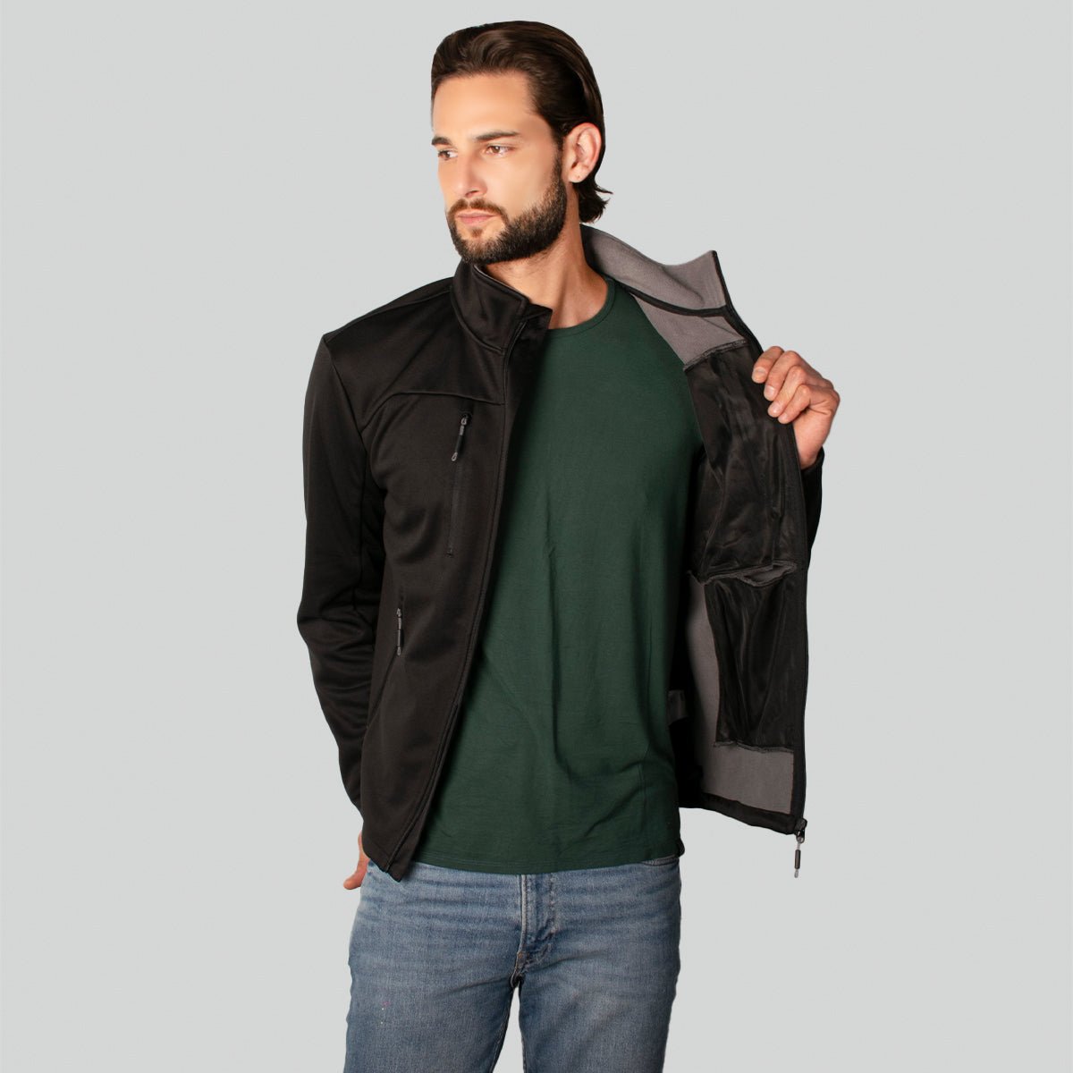 Foto 3 pulgar | Chamarra Greenlander Con Forro Fur 4 Bolsas Para Hombre