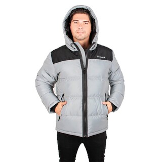 Foto 3 | Chamarra Greenlander Con Gorro Acolchada Color Gris Claro Para Hombre