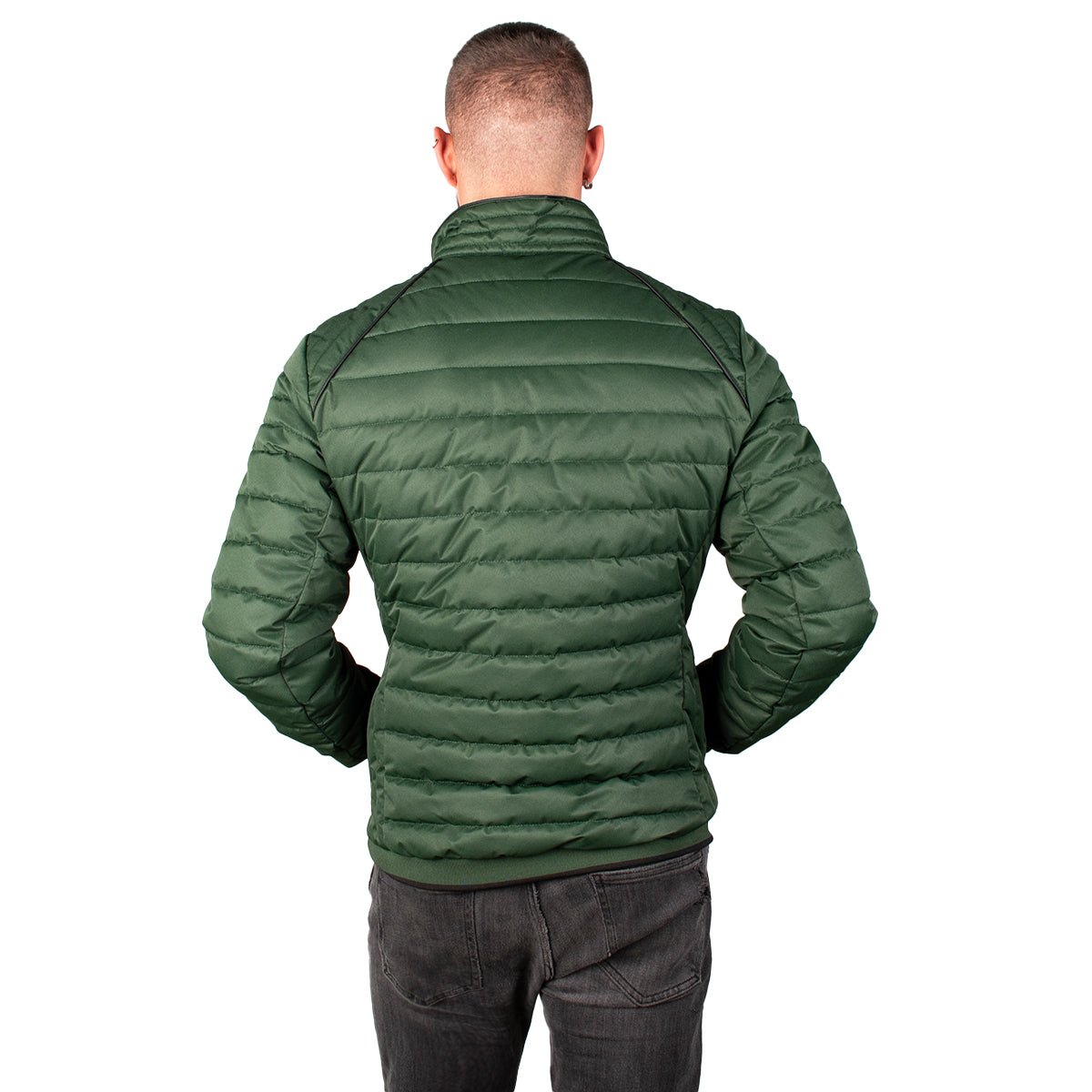 Foto 5 pulgar | Chamarra Greenlander Lifestyle Capitonada Cuello Alto Para Hombre