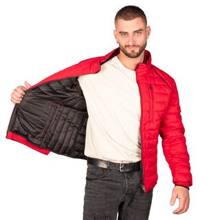 Foto 2 | Chamarra Greenlander Lifestyle Capitonada Cuello Alto Para Hombre