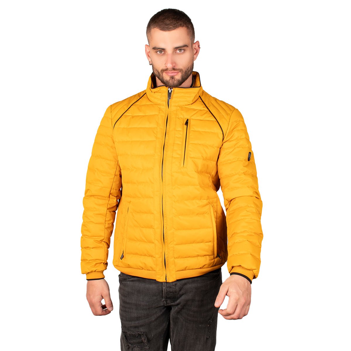 Chamarra Greenlander Lifestyle Capitonada Cuello Alto Para Hombre
