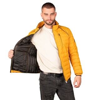 Foto 2 | Chamarra Greenlander Lifestyle Capitonada Cuello Alto Para Hombre