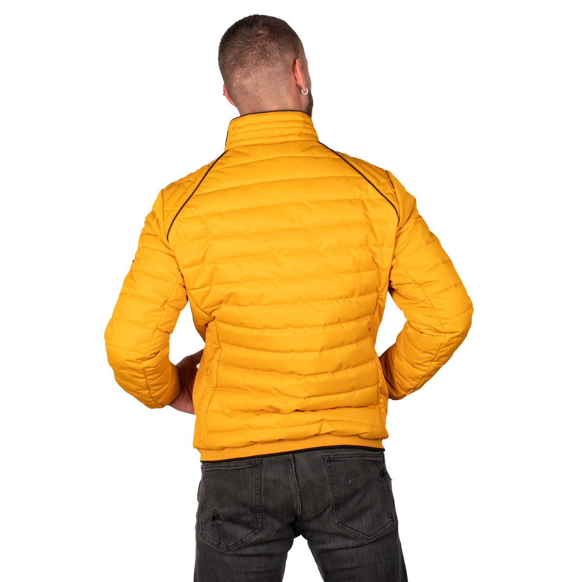 Foto 6 pulgar | Chamarra Greenlander Lifestyle Capitonada Cuello Alto Para Hombre