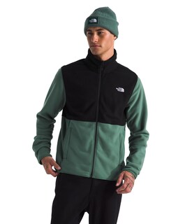 Foto 1 | Chaqueta Polar The North Face Glacier Para Hombre Duck Green/tnf Black - Venta Internacional.
