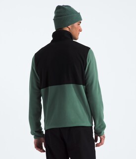 Foto 3 | Chaqueta Polar The North Face Glacier Para Hombre Duck Green/tnf Black - Venta Internacional.