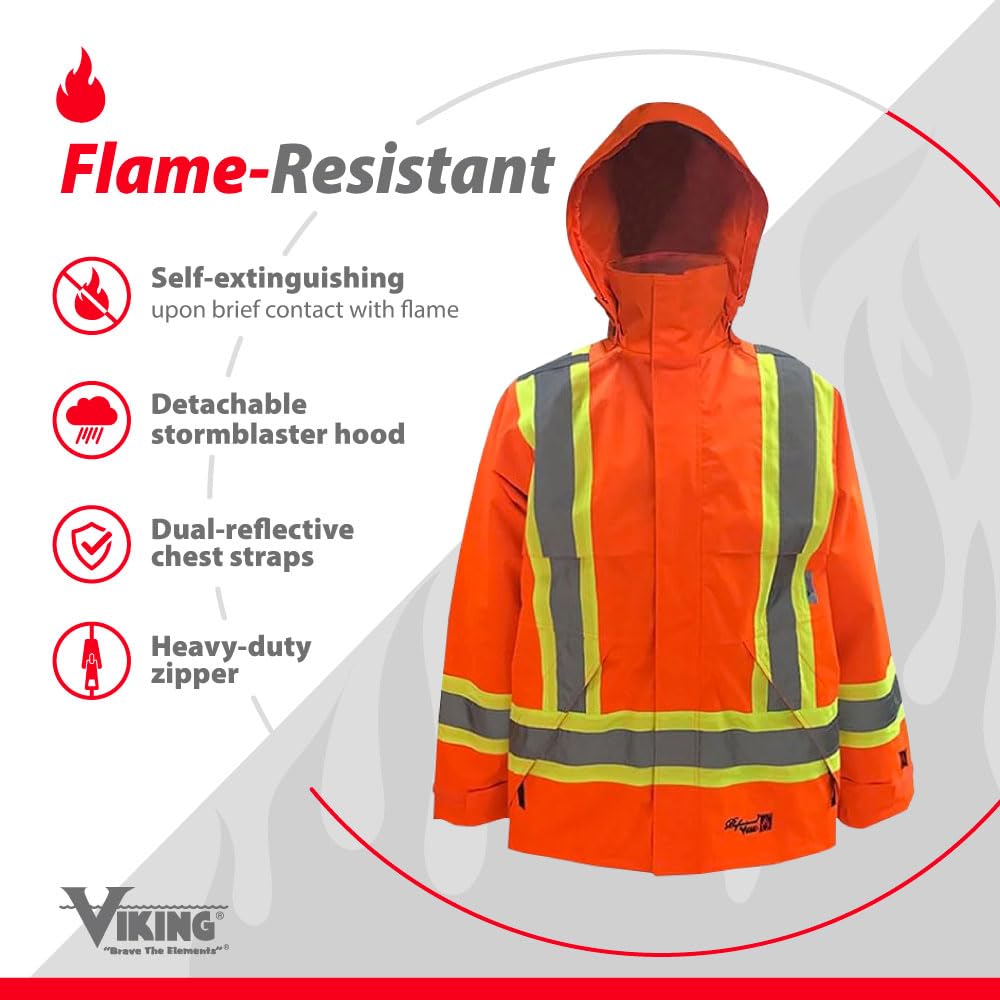 Foto 3 | Chaqueta Ignífuga Viking Professional Journeyman 300d - Venta Internacional.