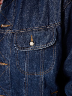 Foto 3 | Chaqueta Wrangler De Mezclilla Sin Forro Para Hombre, Talla Xxl, Color Añil - Venta Internacional.