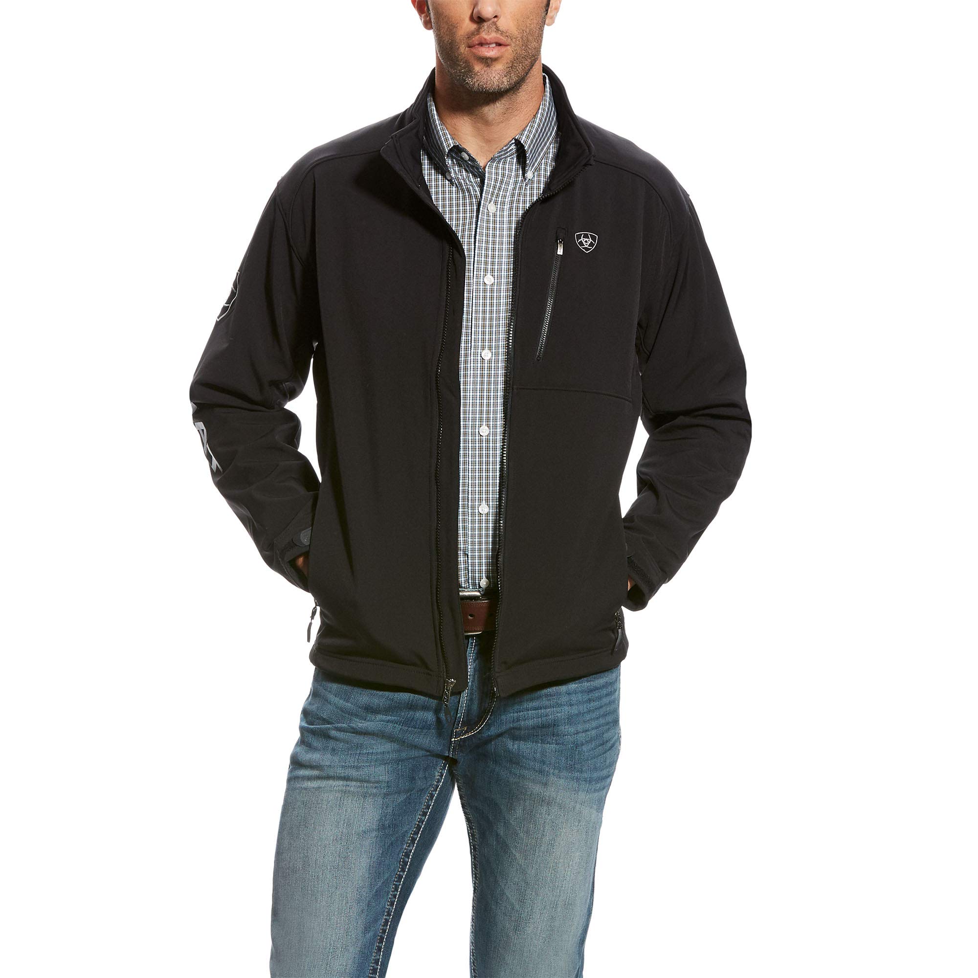 Foto 2 pulgar | Chaqueta Ariat Softshell Logo 2.0 Para Hombre, Para Exteriores, De Poliéster - Venta Internacional.