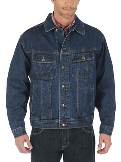 Foto 1 | Chaqueta Wrangler Rugged Wear De Mezclilla Para Hombre Antique Indigo - Venta Internacional.