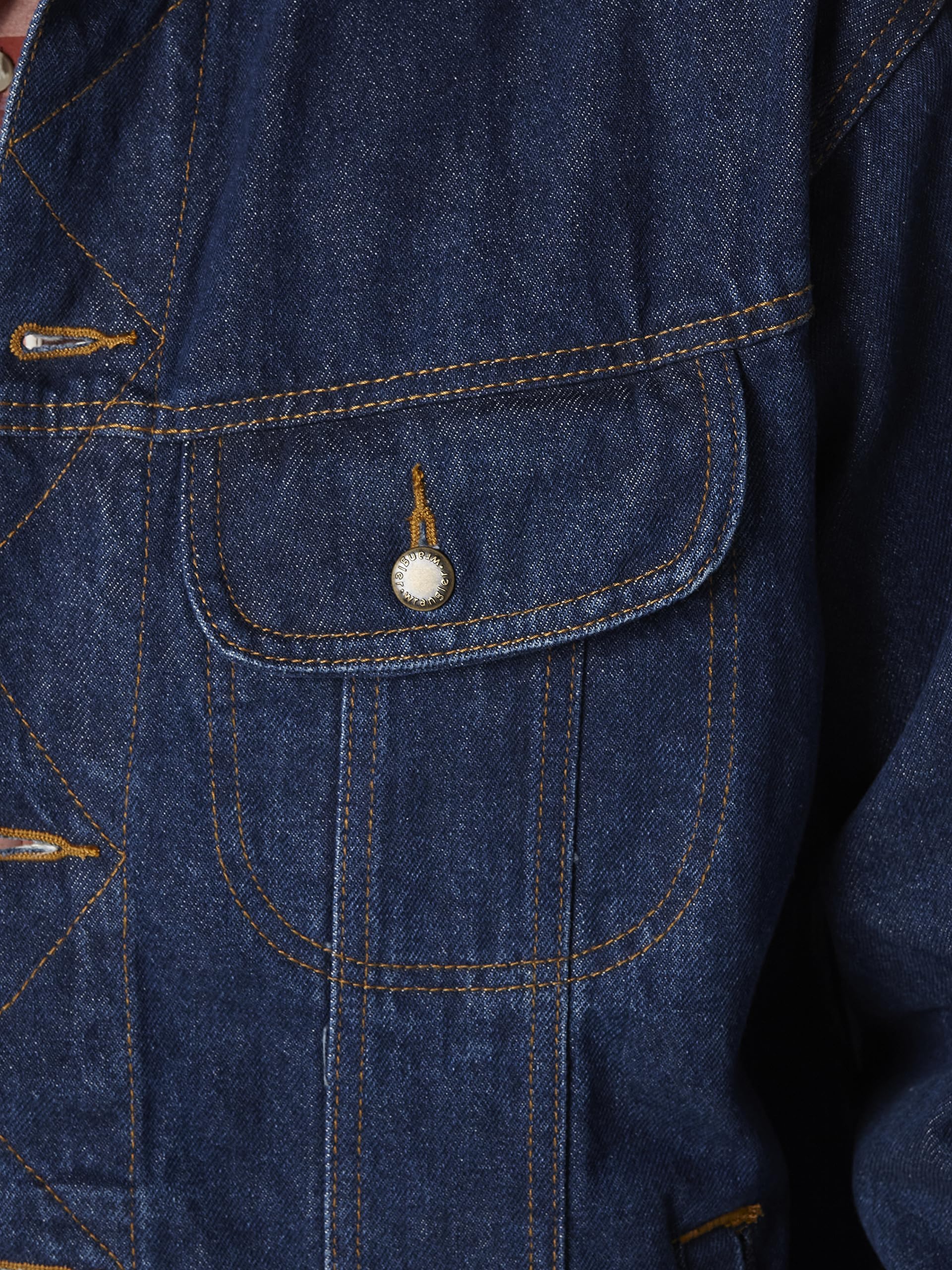 Foto 3 | Chaqueta Wrangler Rugged Wear De Mezclilla Para Hombre Antique Indigo - Venta Internacional.