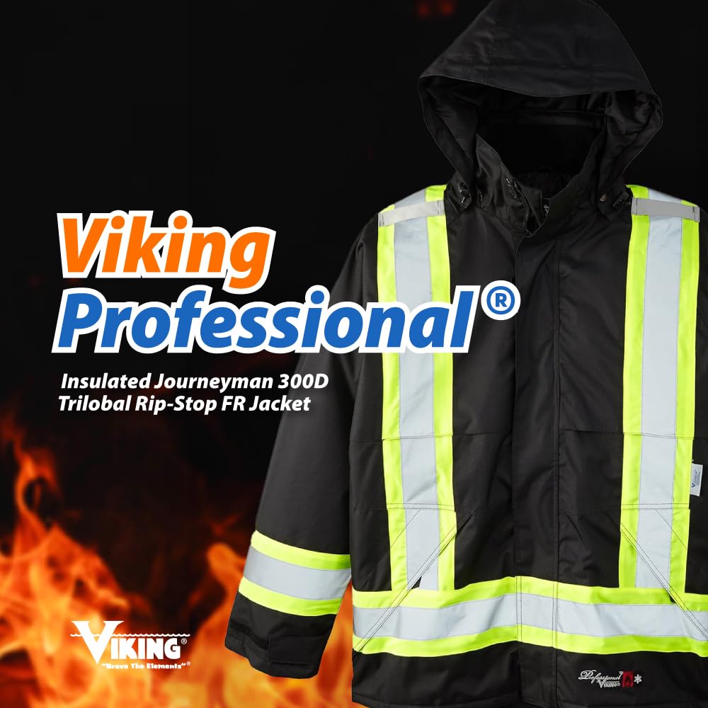 Foto 3 pulgar | Chaqueta Viking Professional Insulated Journeyman 300d Negra - Venta Internacional.