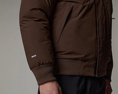 Foto 2 | Chaqueta The North Face Mcmurdo Bomber Para Hombre, Color Marrón Ahumado - Venta Internacional.