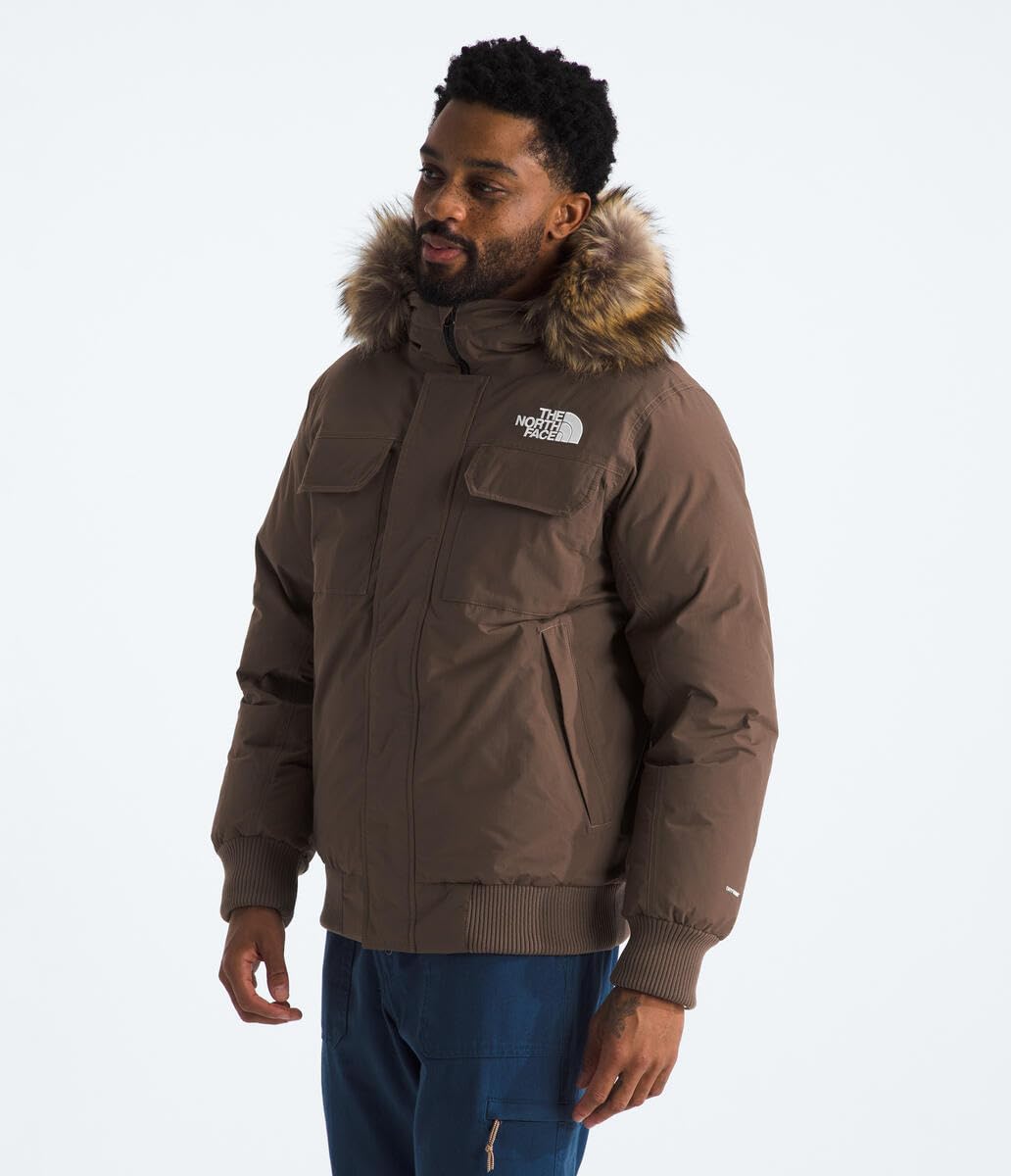 Foto 3 | Chaqueta The North Face Mcmurdo Bomber Para Hombre, Color Marrón Ahumado - Venta Internacional.