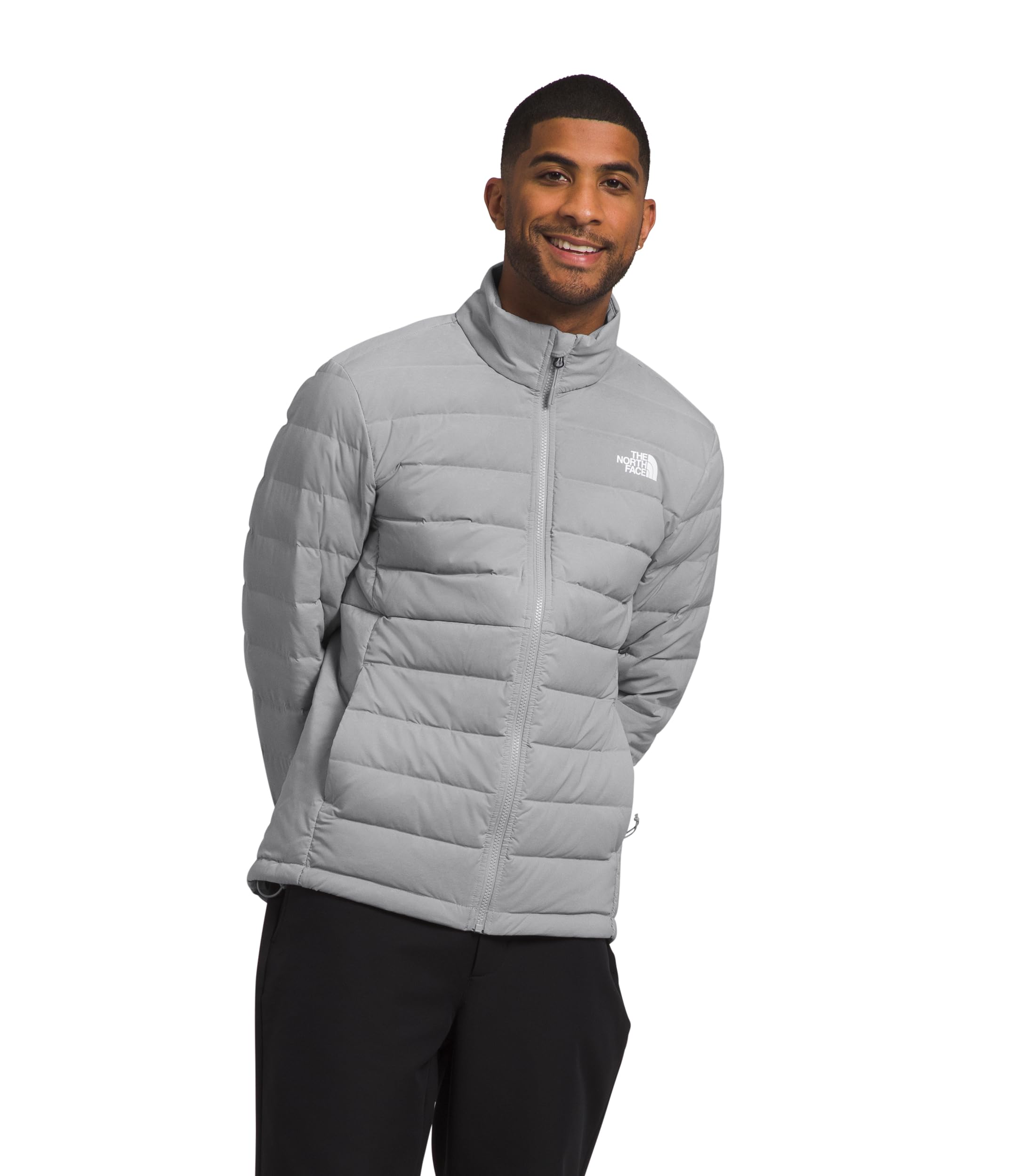 Foto 2 pulgar | Chaqueta The North Face Belleview Stretch Down Para Hombre Gris - Venta Internacional.