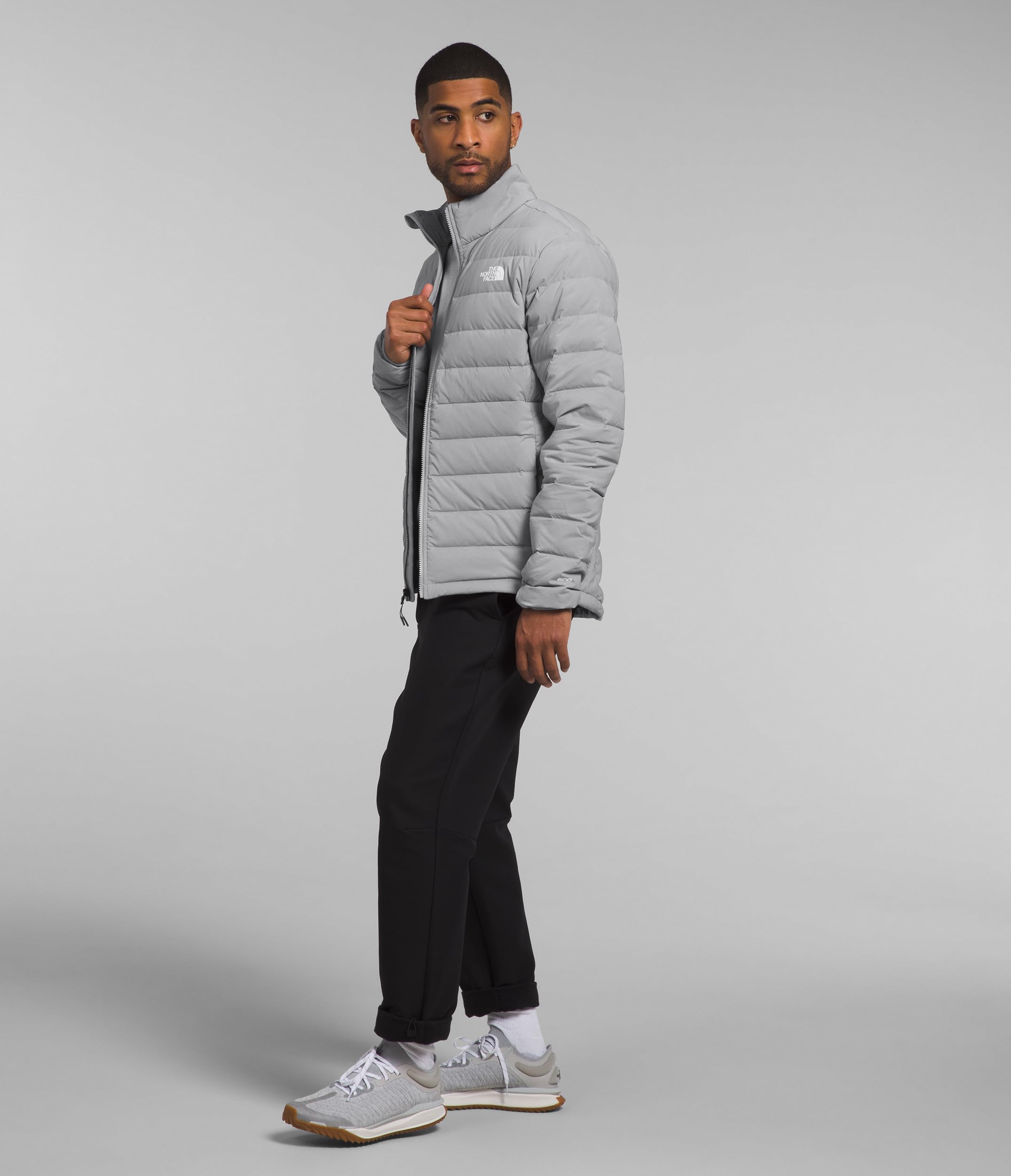 Foto 3 pulgar | Chaqueta The North Face Belleview Stretch Down Para Hombre Gris - Venta Internacional.
