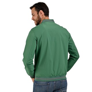 Foto 4 | Lee Chamarra Tipo Bomber Casual Para Caballero En Color Verde.