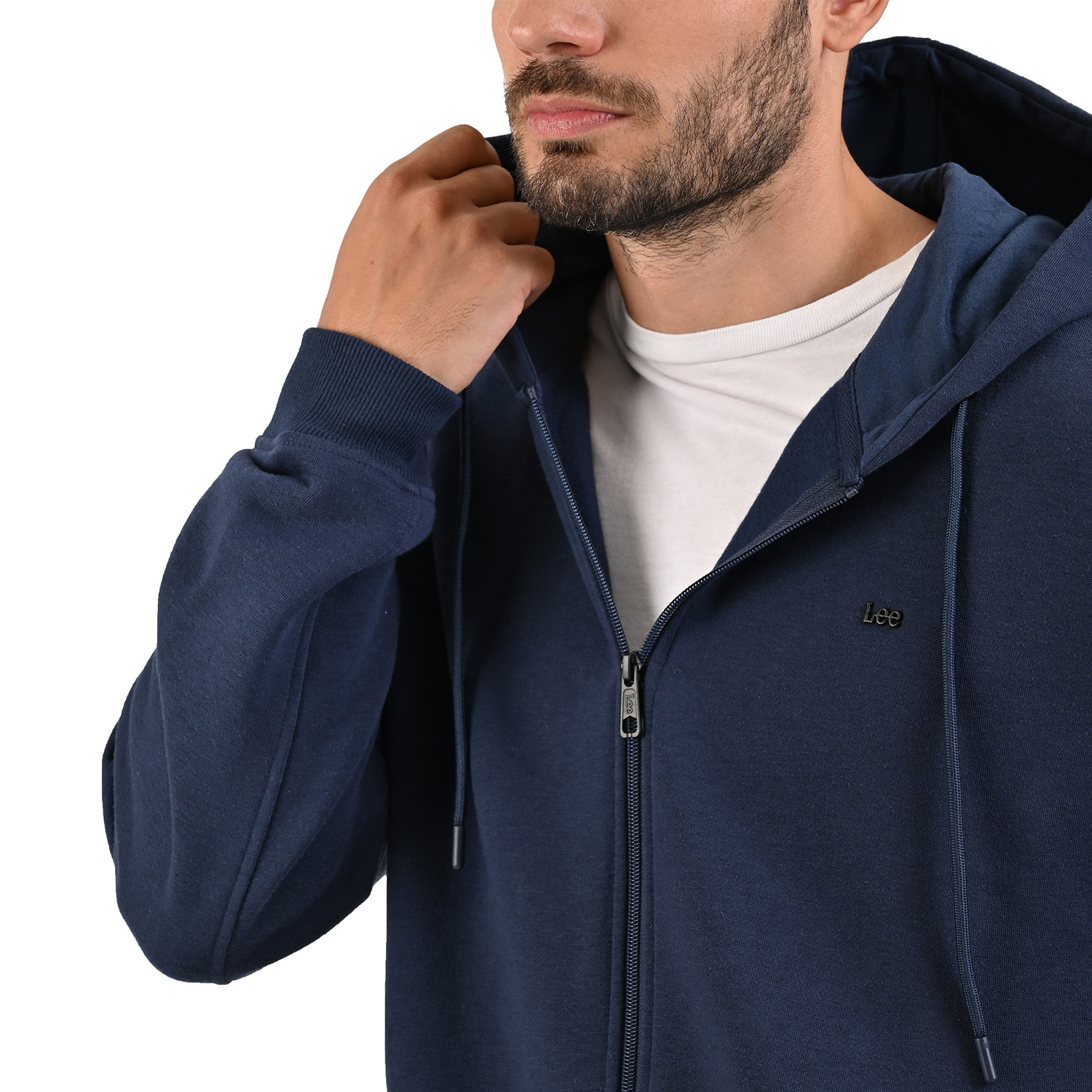Foto 5 pulgar | Lee Sudadera Hoodie Estilo Urbano Para Caballero Con Cierre.