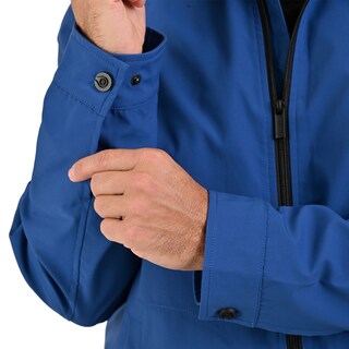 Foto 6 | Perry Ellis Chamarra Azul Casual Y Ligera Para Caballero Con Cuello Camisero.