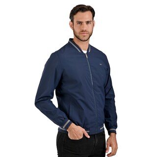 Foto 3 | Lee Chamarra Tipo Bomber Casual Para Caballero En Azul Marino.
