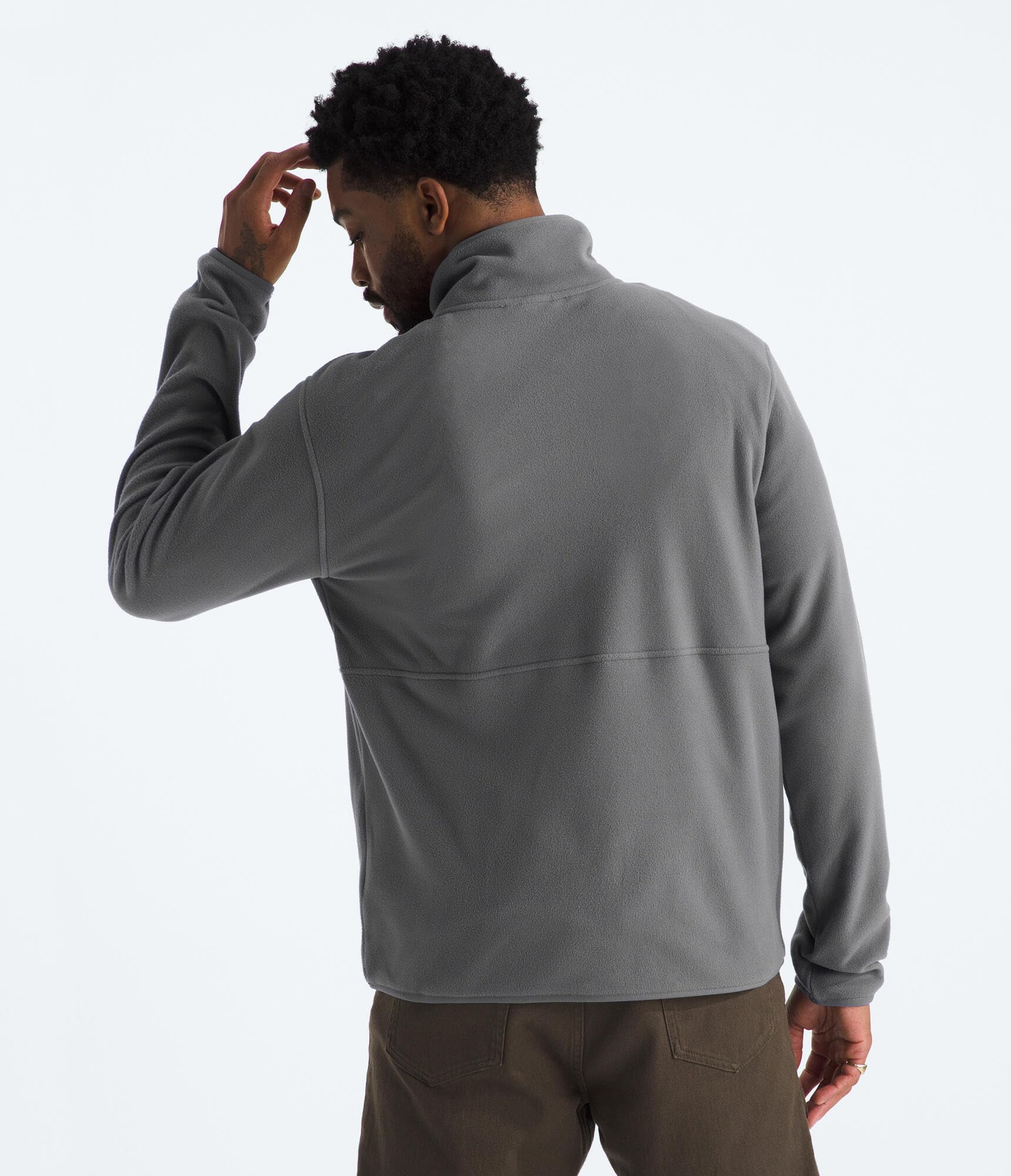 Foto 4 pulgar | Jersey De Forro Polar The North Face Glacier Para Hombre Smoked Pearl M - Venta Internacional.
