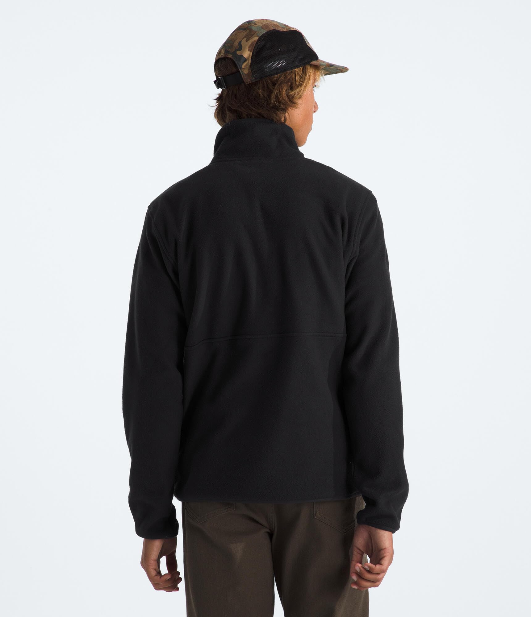 Foto 4 pulgar | Chaqueta Polar The North Face Glacier Con Media Cremallera Para Hombre, Color Negro - Venta Internacional.