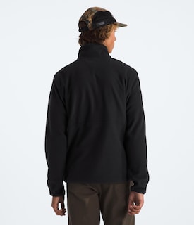 Foto 3 | Chaqueta Polar The North Face Glacier Con Media Cremallera Para Hombre, Color Negro - Venta Internacional.