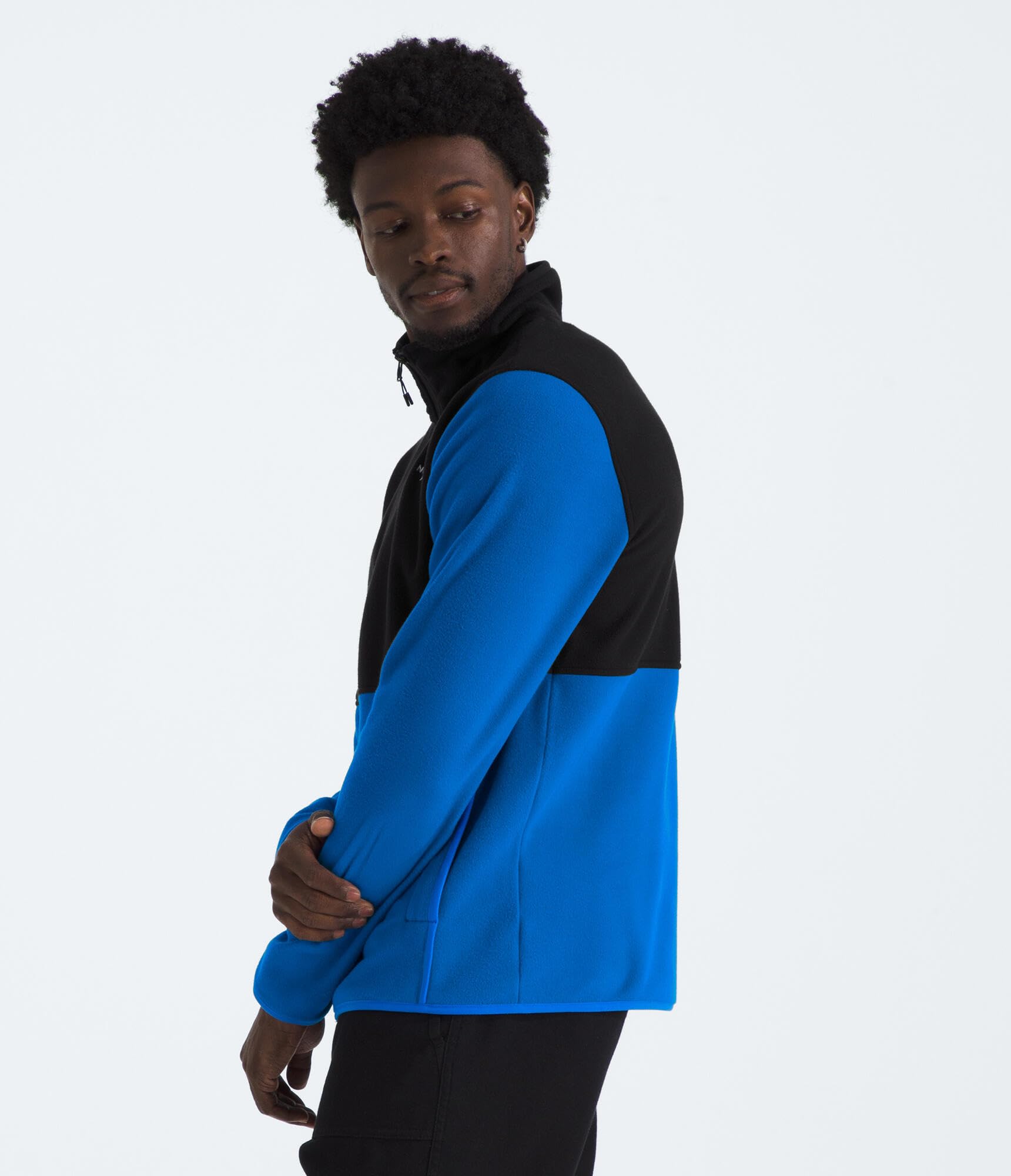 Foto 3 pulgar | Chaqueta Polar The North Face Glacier Para Hombre Hero Blue/tnf Black - Venta Internacional.