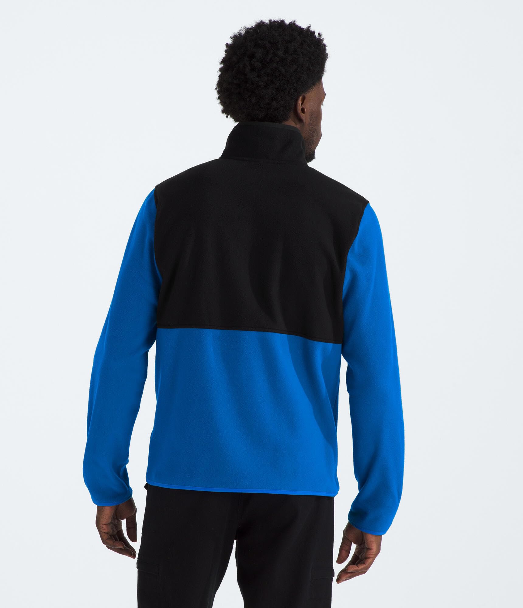 Foto 3 | Chaqueta Polar The North Face Glacier Para Hombre Hero Blue/tnf Black - Venta Internacional.