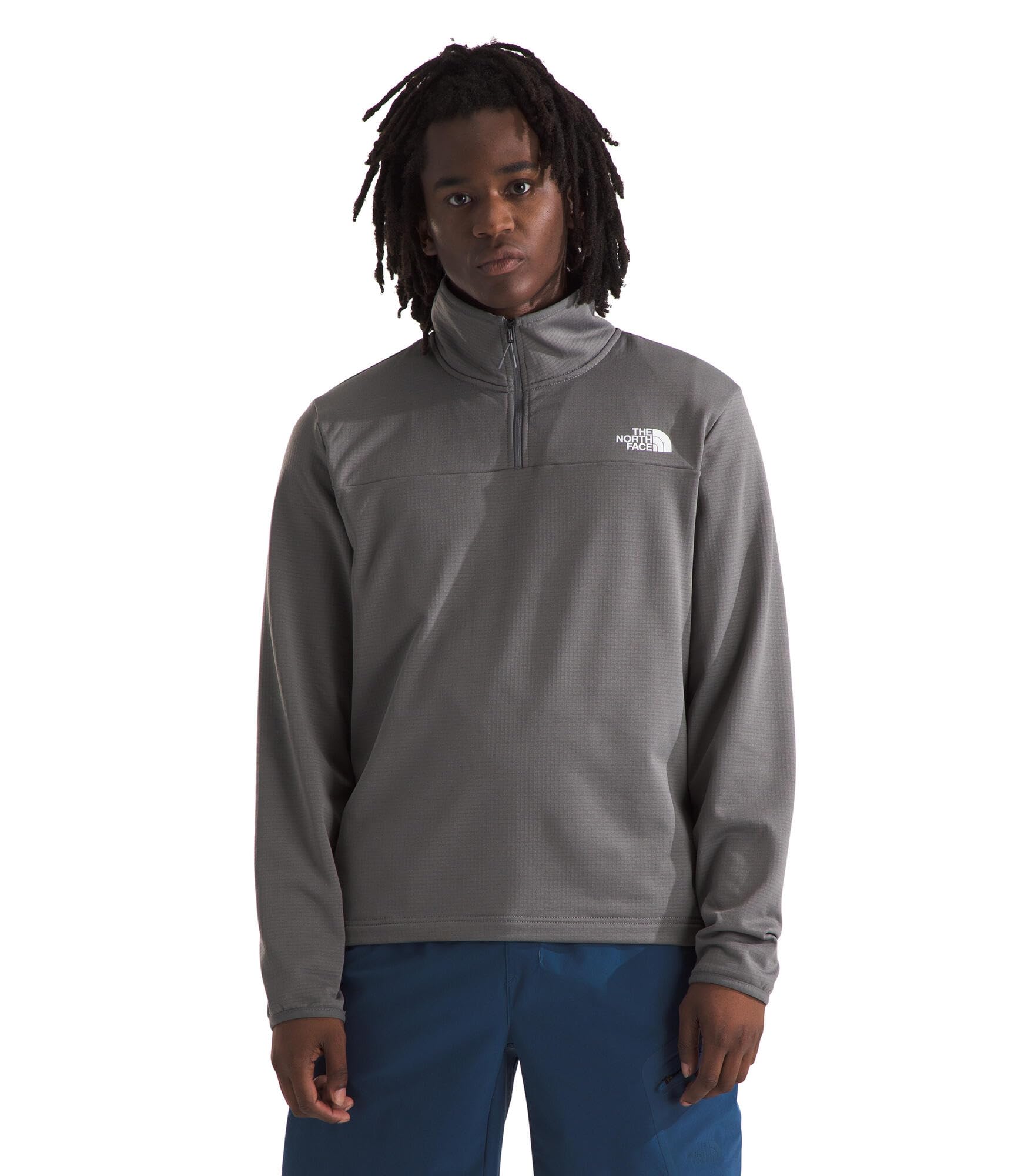 Foto 2 pulgar | Chaqueta Polar The North Face Cedar Trail Grid Para Hombre Smoked Pearl - Venta Internacional.