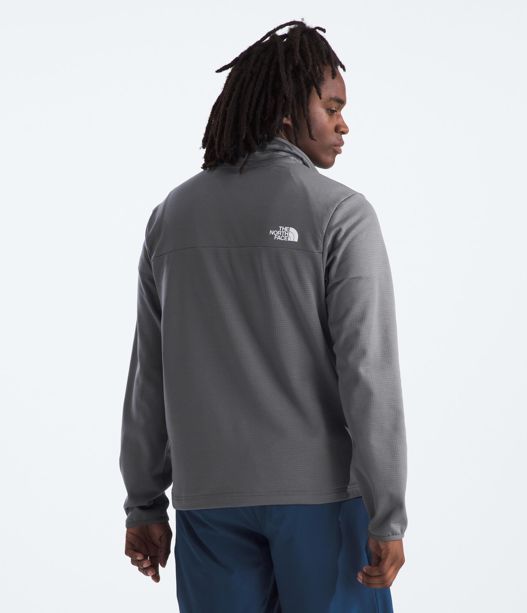 Foto 5 pulgar | Chaqueta Polar The North Face Cedar Trail Grid Para Hombre Smoked Pearl - Venta Internacional.