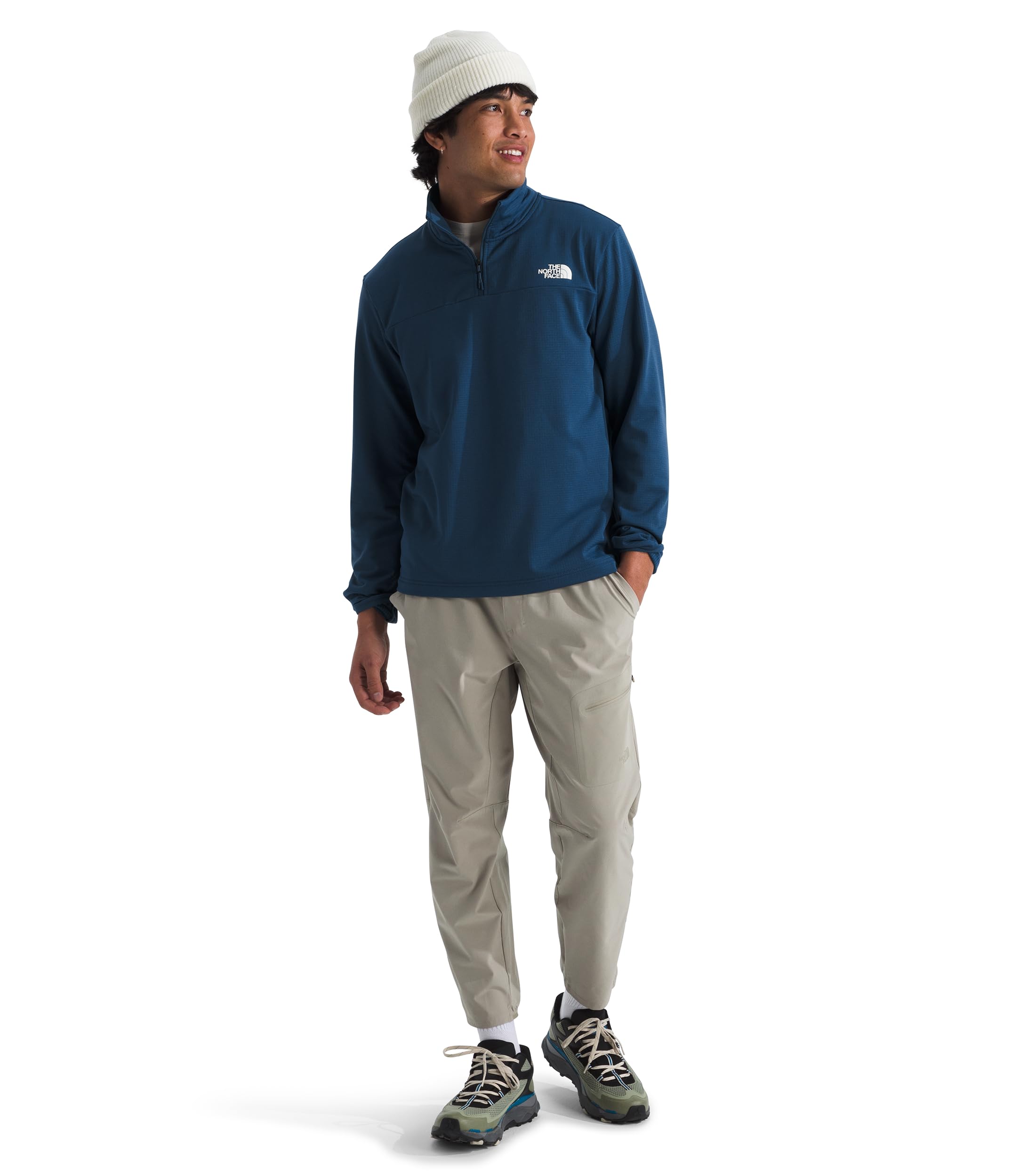 Foto 3 pulgar | Chaqueta Polar The North Face Cedar Trail Grid Para Hombre Shady Blue - Venta Internacional.