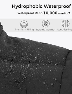 Foto 5 | Abrigo De Invierno Wantdo Classic Thicken Warm Bubble Para Hombre, Gris Oscuro - Venta Internacional.