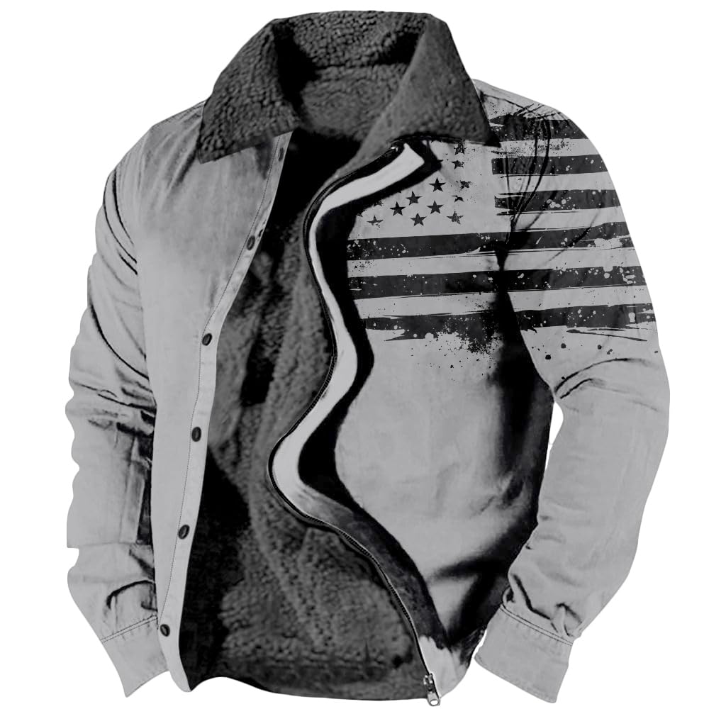 Foto 2 pulgar | Chaqueta Zocavia Western Aztec Fleece Para Hombre Otoño-invierno Xl - Venta Internacional.