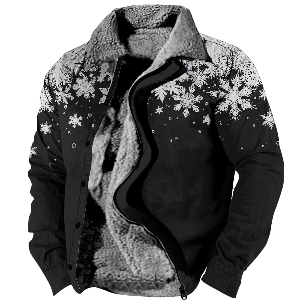 Foto 2 pulgar | Chaqueta Zocavia Western Aztec Fleece Para Hombre, Color Negro, Talla L - Venta Internacional.