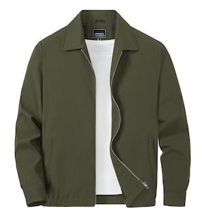 Foto 7 | Chaqueta Tacvasen Ligera Para Hombre, Casual, Golf, Trabajo, Verde Militar - Venta Internacional.